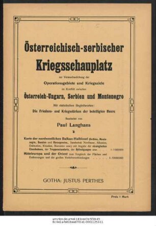 Österreichisch-serbischer Kriegsschauplatz