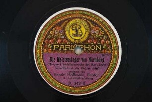 Die Meistersinger von Nürnberg : Schlußansprache des Hans Sachs "Verachtet mir die Meister nicht" / (Wagner)