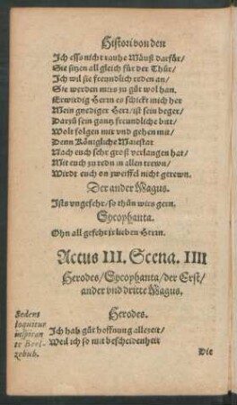 Actus III. Scena IIII.