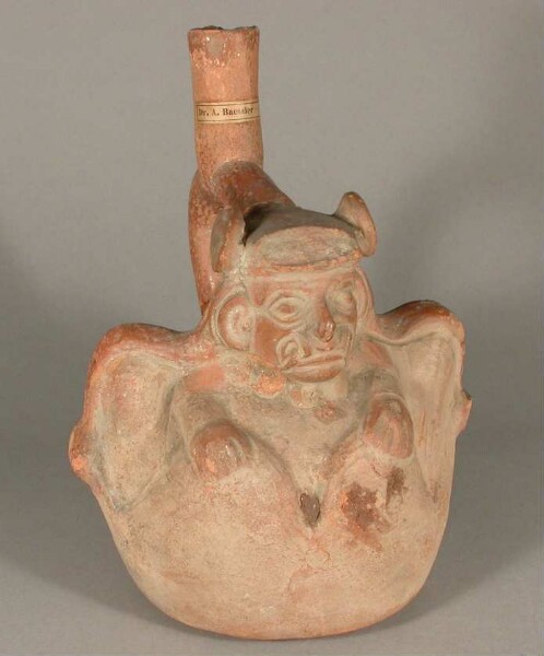 Anthropo-zoomorphic figure in the mountains