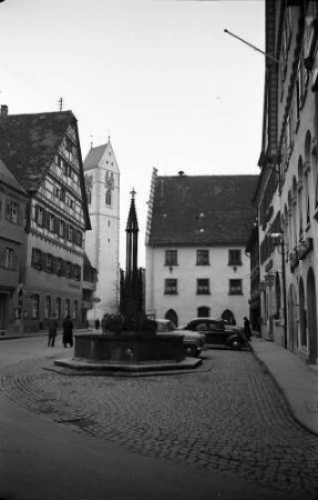 Riedlingen: Marktplatz Riedlingen mit Kirche
