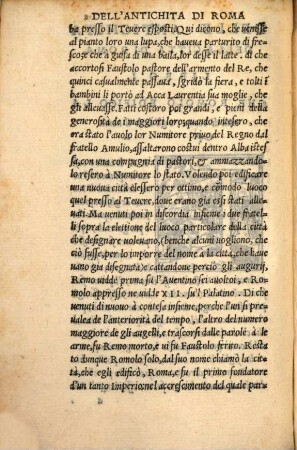 Delle antichita della citta di Roma