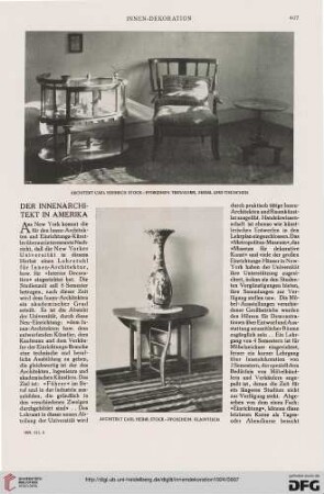 35: Der Innenarchitekt in Amerika