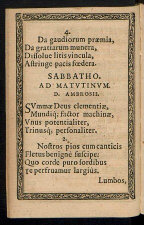 Sabbatho.