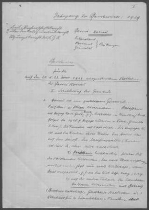 Honau: Pfarrbericht 1929