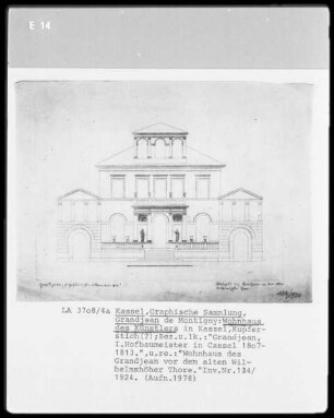 Kassel & Wohnhaus von Grandjean de Montigny