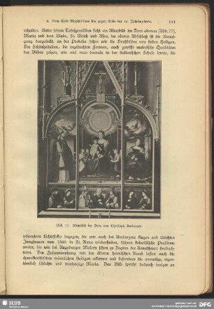 Altarbild im Dom von Christoph Umberger