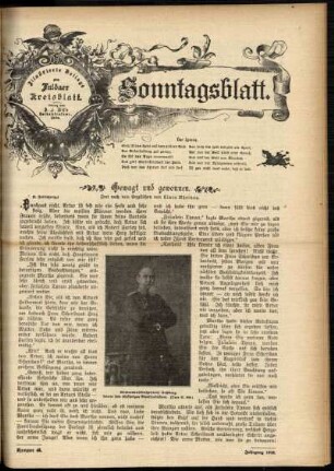 Ausgabe vom Sonntag, den 18. November 1906.