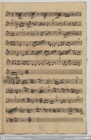 19. Allegretto, C-Dur