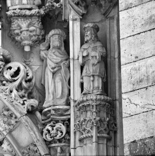 Rechte Portalrahmung, Apostelfiguren (?)