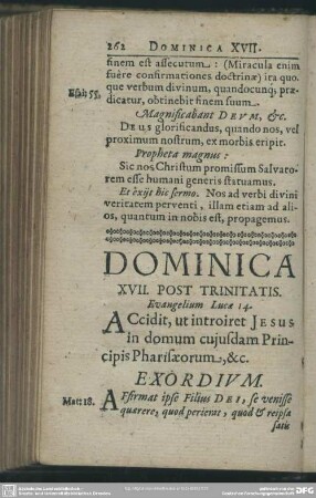 Dominica XVII. Post Trinitatis