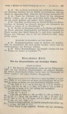 Vierzehnter Titel. Von den Staatseinkünften und fiscalischen Rechten