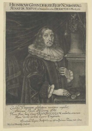 Bildnis des Henricus Grundherr