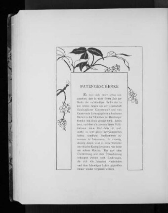 Patengeschenke