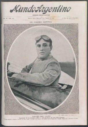 Los aviadores argentinos [Fotografía] : Ingeniero Jorge Newbery