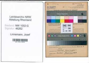 Entnazifizierung Josef Linnemann, geb. 13.09.1908 (Schneider)