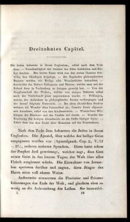 Dreizehntes Capitel.