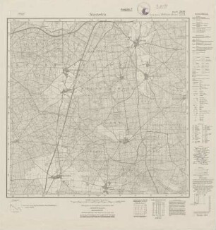 3940 (alte Nr.: 2172) Stackelitz, Meßtischblatt (4cm - Karte)
