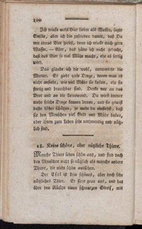 18. Keine schöne, aber nützliche Thiere