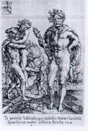 Herkules und Antäus - aus der Folge "Die Taten des Herkules"