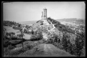 Blick zur Burg Saaleck