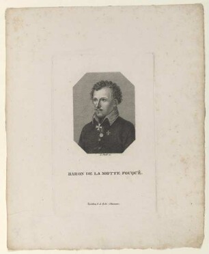 Bildnis des Baron de la Motte FouquéBildnis Friedrich Heinrich Carl Baron de la Motte- Fouqué
