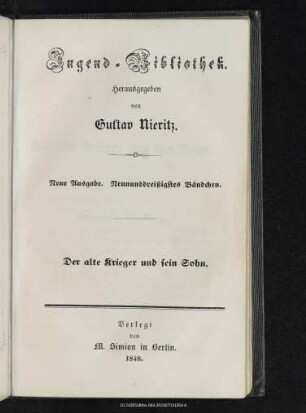 Der alte Krieger und sein Sohn