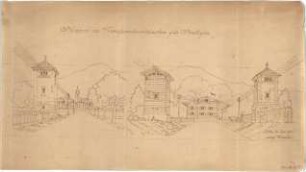 Thiersch, August ; Sonthofen (Bayern); Transformatorenstationen - Perspektive