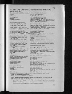 V.1 Staats- und Universitätsbibliothek