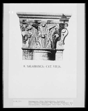 Catedral Vieja in Salamanca: Kapitell