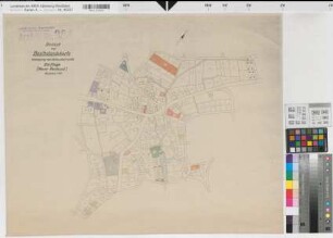 Wilnsdorf (Wilnsdorf), Umlegung Wilnsdorf, Besitzstandskarte, neuer Bestand Dorflage