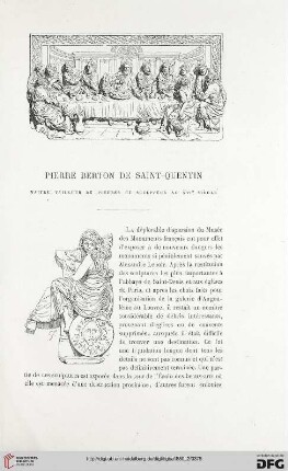 2. Pér. 22.1880: Pierre Berton de Saint-Quentin : maître tailleur de pierres et sculpteur au XVIe siècle