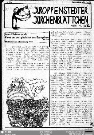 Meditation zur Jahreslosung 1988