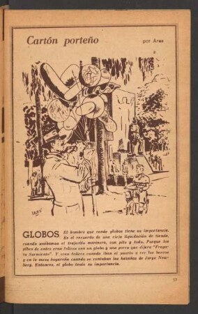 Globos : Cartón porteño