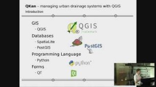 QGIS and database based system for managing urban drainage system data