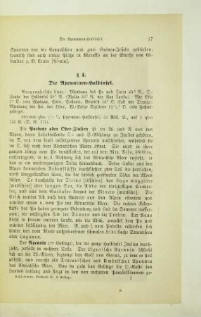 Die Apenninen-Halbinsel