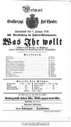 Was Ihr wollt