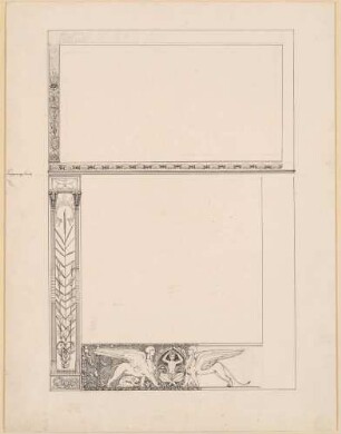 Umrahmungen zu "Amor und Psyche", Blatt 3