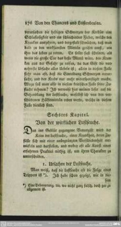 Sechstes Kapitel. Von der wirklichen Lustseuche