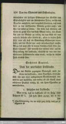 Sechstes Kapitel. Von der wirklichen Lustseuche