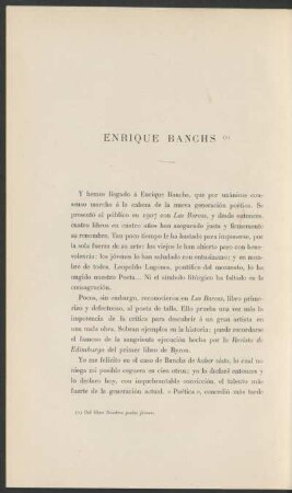 Enrique Banchs