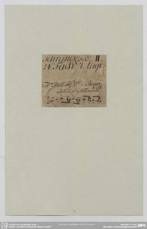 Quartets - Mus.2392-Q-26 : fl, vl, vlc, bc - G; TWV 43:G 1