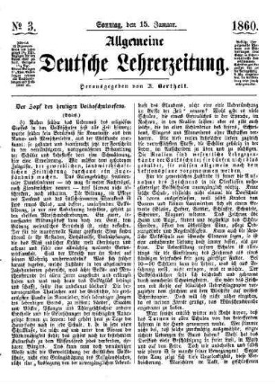 Der Zopf des heutigen Volksschulwesens (Schluß)