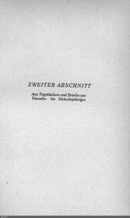 Zweiter Abschnitt