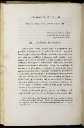 Appendice al Capitolo II.