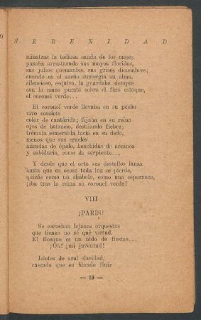 VIII - ¡Paris!