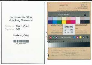 Entnazifizierung Otto Nathow , geb. 03.10.1894 (Ingenieur)