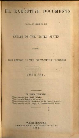 Senate documents. [268,b.] 1873/74, Vol. 2 = Congress 43, Sess. 1