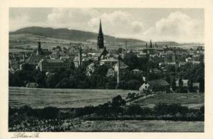 Löbau. Blick auf Löbau