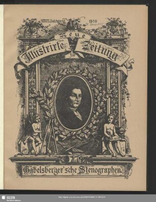 27.1910+Index: Neue illustrierte Zeitung für Gabelsbergersche Stenographen